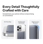 Baseus 5000mAh Magnetic Power Bank 15W Wireless 20W Wired Charging Thin Card-Sized Slim Portable Powerbank for iPhone 17 Samsung