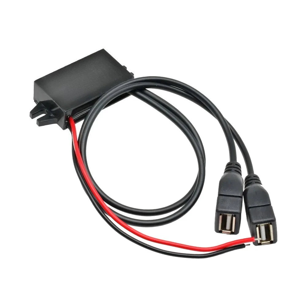 12V to 5V 3A15W DC DC Step Down Buck Converter Power Supply Module Type-C Adapter Male Female Micro USB Mini USB for Car ROHS CE