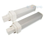 7W G24 LED PL Horizontal Lamp 5.7" 4p G24q 2P G24d PL-C 13W CFL PLC Sideview Replacement Office Plug Retrofit Ceiling Downlight