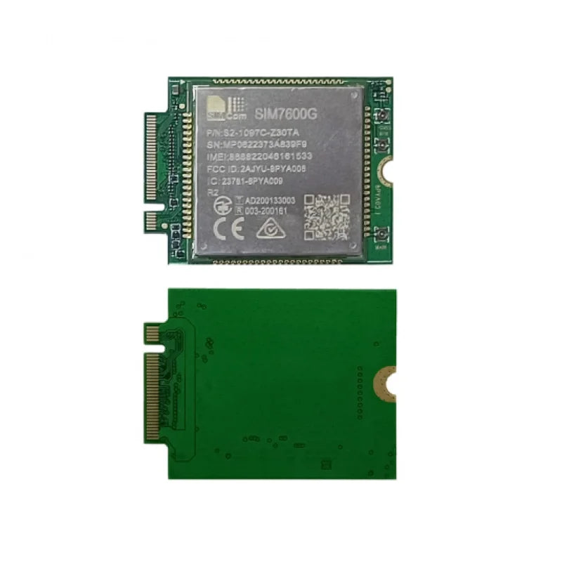 SIM7600G, SIM7600E, SIM7600E-L1C, SIM7600SA M.2 B-key interface modules