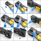 RJ45 Crimper Hand Network Tools Pliers RJ12 Cat5 Cat6 8p8c Cable Stripper Pressing Clamp Tongs Clip Multifunction