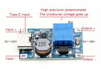 MT3608 DC-DC Adjustable Boost Module 2A Boost Plate Step Up Module with MICRO USB 2V-24V to 5V 9V 12V 28V SX1308 2A
