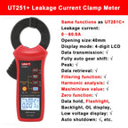 UNI-T UT251A UT251B+ UT251+ UT251C PLUS Current Leakage Clamp Meter Pliers Ammeter Professional AC Current Leak Tester