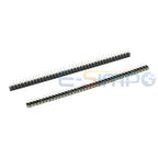 10-100PCS 2.54mm PH3 1*40P Round Hole Female Header Tin Single Row 40P 0.1" Breakable Stackable PCB IC Crystal Socket Connector