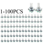 1-100PCS EC11 Rotary Encoder Switch 20 Positions 360 Degree 5Pin Push Button Shaft Length 15mm Plum Bossom Half Shaft