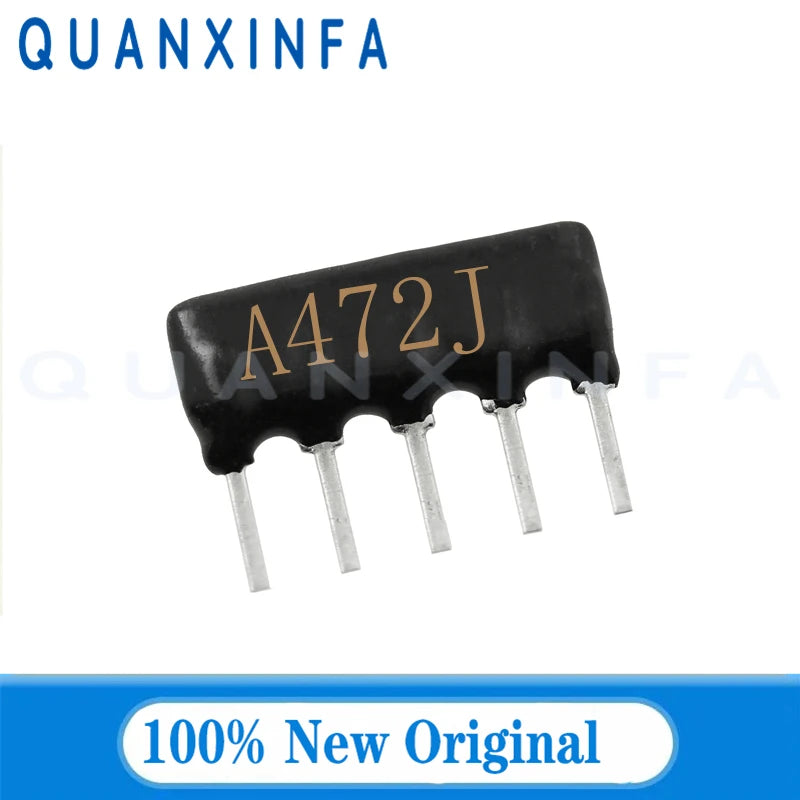 10PCS 8PIN 9PIN 7PIN 6PIN 5PIN 4PIN 10PIN DIP Network resistor array 47R 100R 330R 510R 680R 1K 2.2K 3.3K 10K 100K ohms