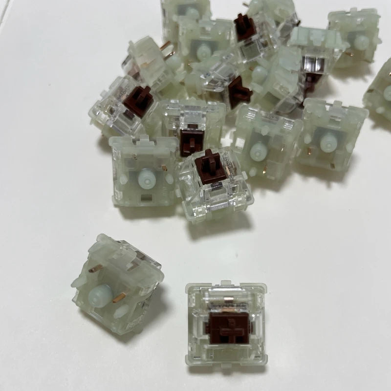 Original Cherry MX Brown RGB Switch 5Pin Tactile SMD Mechanical Keyboard High-precision Switch 45gf Gold Crosspoint MX1A-G1NB