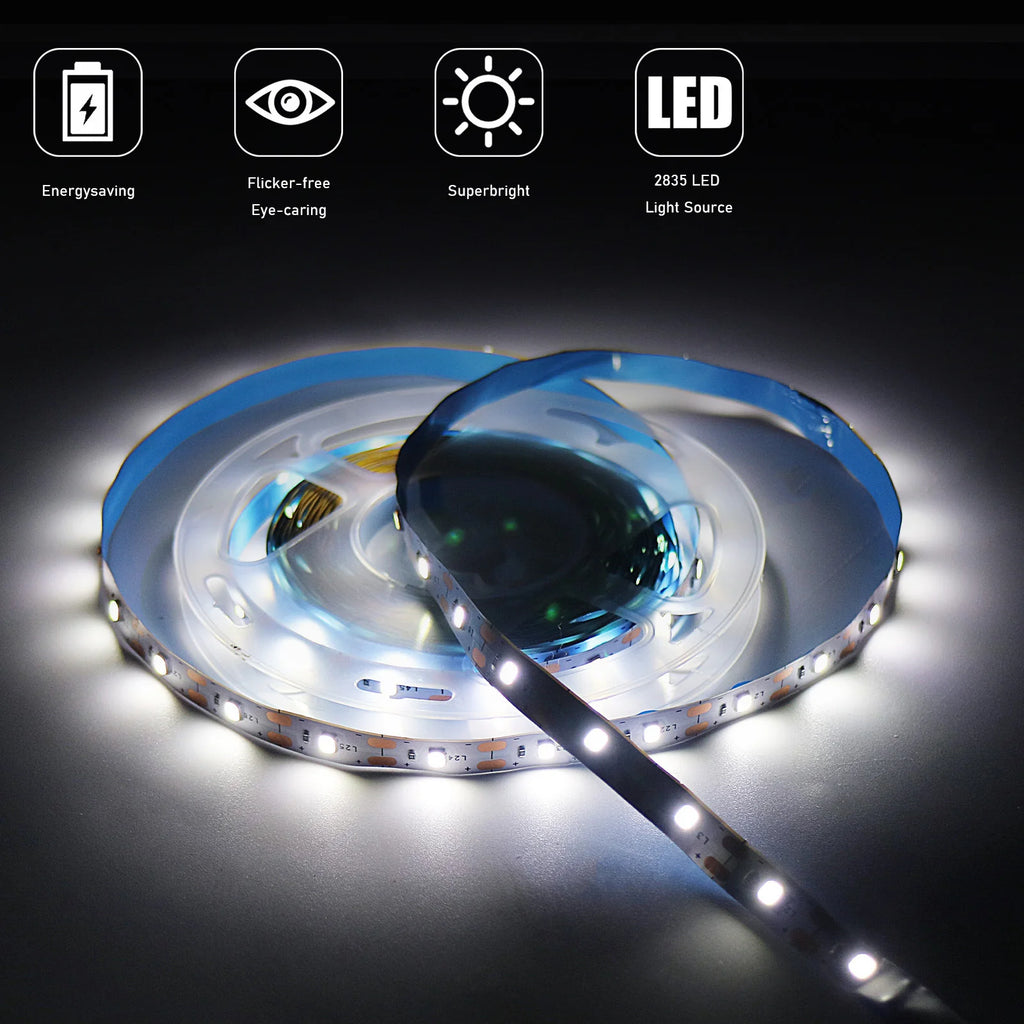 1-5m 5V LED Strip Lights 2835 USB 60 LEDs/m TV Backlight Flexible Lighting Ribbon Tape for Bedroom Wardrobe DIY Decoration Light