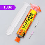 227℃ High Temperature Lead-Free Solder Paste Syringe Type For SMT IC BGA QFN Chip Repair Rework Soldering