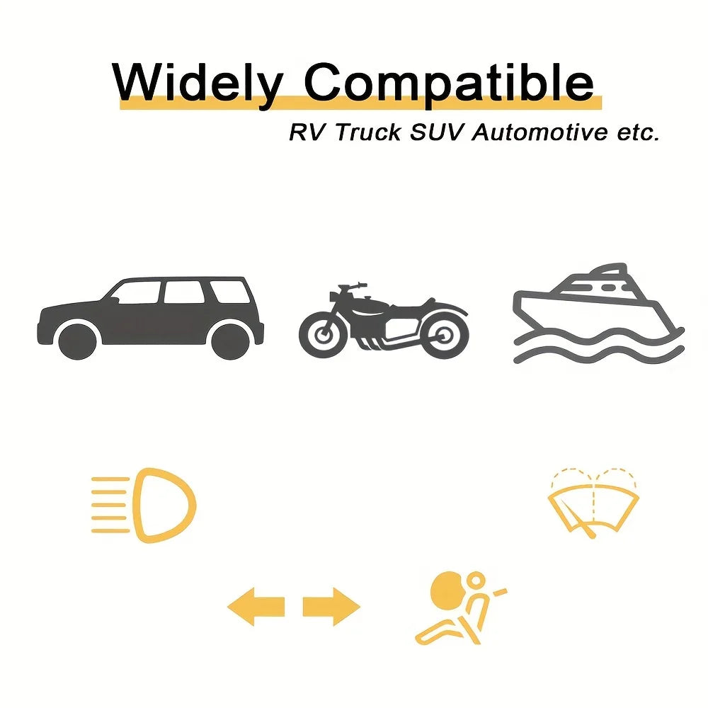 100/180 Piece Automotive Fuse Set, Complete Range of Current Specifications. Color-Coded Amperage for Quick Identification; High-Quality Conductive Metals with Good Conductivity and Sensitive Melting Properties. Transparent C