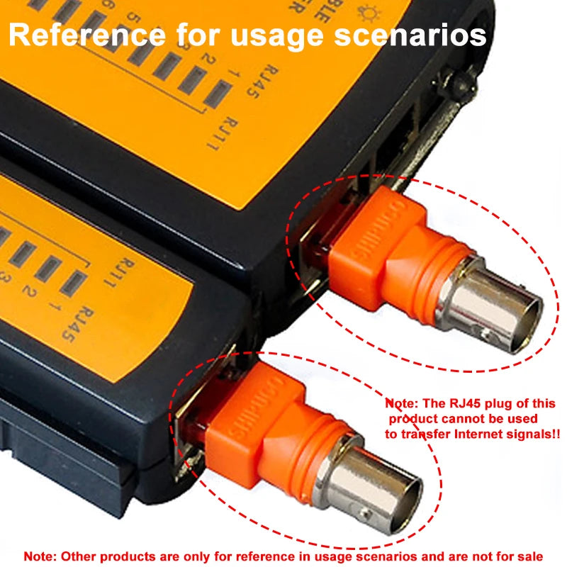 1pcs RJ45 To RF Converter Wire Connector BNC Female To RJ45 Male Coaxial Barrel Coupler Adapter For Monitoring