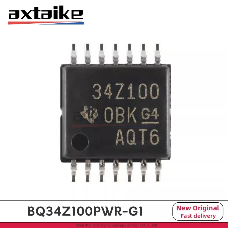 2PCS BQ34Z100PWR-G1 34Z100 TSSOP-14 BQ34Z100 BQ34Z100PWR SMD 3V to 65V Wide Range Fuel Gauge Electricity Monitoring IC