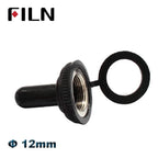 FILN 15A 250V Toggle Switches Miniature Thumb Lever on Off Electronics SPST SPDT DPDT Power Rocker Waterproof Cap