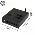 Hifi Dual TPA3255 High Power Dightal Audio Amplifier Bluetooth 5.1 PCM5102 Independent Decoding 2.1Home Desktop Amp 300W×2+600W