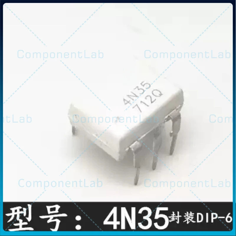 50-100pcs Original 4N35 4N35M DIP-6, 6 Pin Plug-in Optocoupler Photocoupler Isolator IC