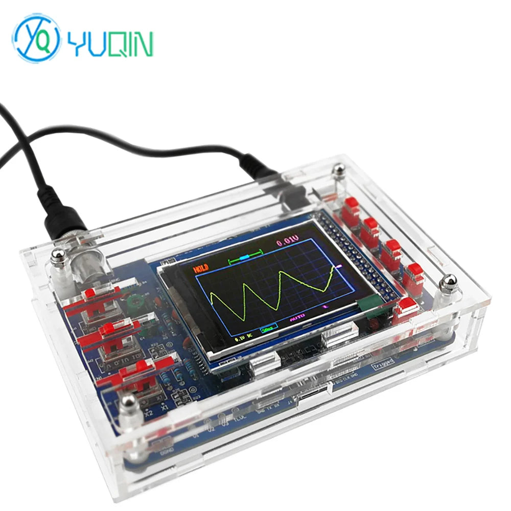 DSO138 Digital Oscilloscope Kit Electronic DIY Compatible STM32F103C8T6 Microcontroller Welding Assembly Parts