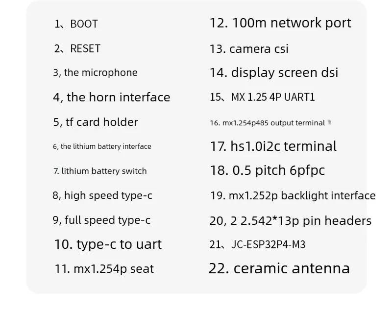 ESP32 P4 Development Board Dual Core RISC V with Ethernet Camera Interface DSI Display for High Performance IoT AI