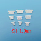 50Pcs JST SH1.0 1.0mm Pitch Male / Female Plastic Housing Connector 2/3/4/5/6/7/8/9/10 Pin Vertical/Horizontal Type Socket Shell