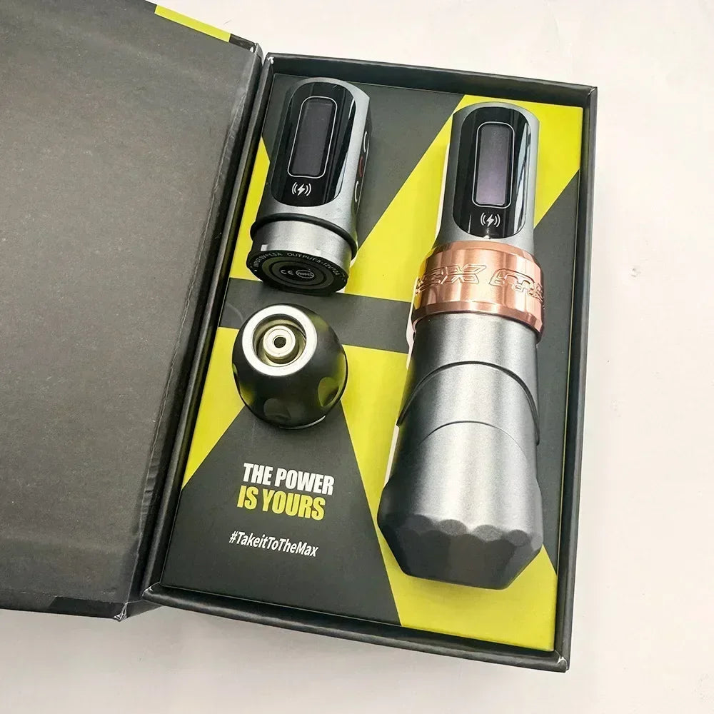 For FK Iron Flux Max New Style Popular Professional Wireless Rotary Tatoo Machine Pen 3.5mm,4.0mm,Stroke Art Home