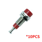 10/50/100PCS 2mm Banana Female Socket with Insulated Copper Terminal – Ideal for Panel Testing and Speaker Connections