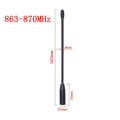 Support Custom LoRa Wan Antenna 863-870MHz 864MHz 865M 866MHz 868MHz 869MHz Soft Antenna for Meshtastic High Efficiency Antenna
