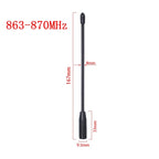 Support Custom LoRa Wan Antenna 863-870MHz 864MHz 865M 866MHz 868MHz 869MHz Soft Antenna for Meshtastic High Efficiency Antenna