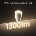 Global Yeelight Smart LED Bulb D1 Color Bluetooth Connection Dimmable E27 Voice Control Compatible With Apple Home Google Alexa