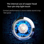 12 16 19 22mm Oxidized Black Ultra-thin Light Touch Button Tri-color Switch Waterproof IP65 Start Power Signal