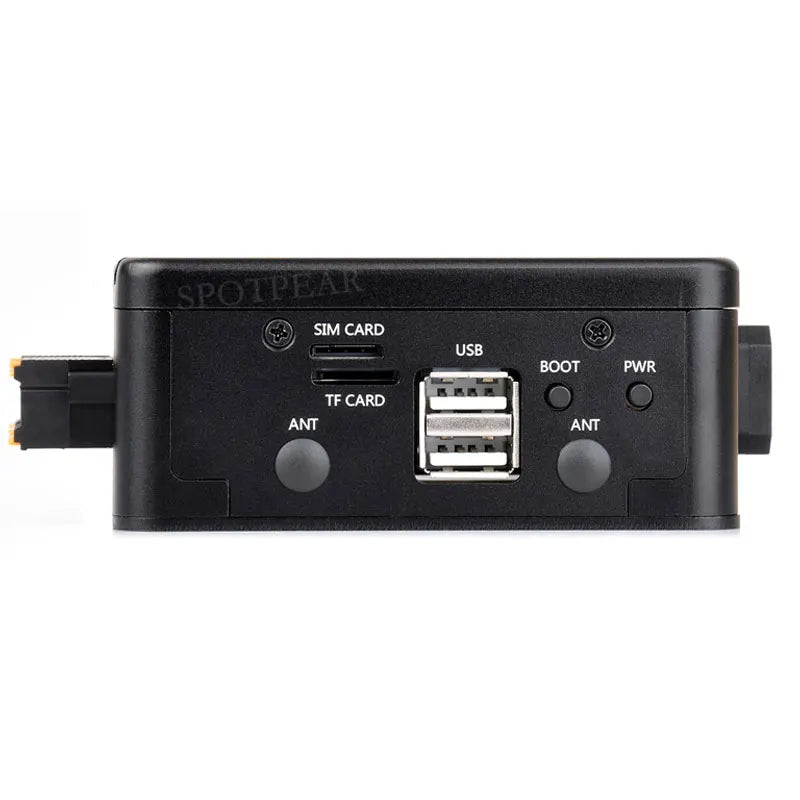 Raspberry Pi CM5 Gigabit 2.5G Dual Ethernet Port Industrial Computer with RJ45 4K Output
