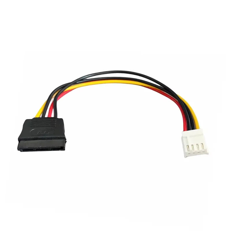 15pin Sata Female to 4pin Floppy FDD Female Power Converter Adapter Cable Sata Power 15p to 4p Connector 20cm