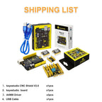 Keyestudio CNC Shield V2/V3/V4 Engraving Machine Kit For Arduino With UNO R3 Or Nano Board A4988/DRV8825 Driver Compatible GRBL