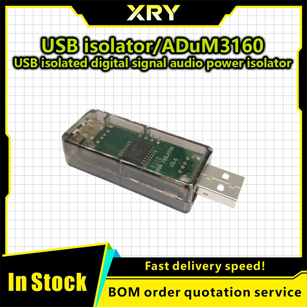 XRY USB to USB Isolated Digital Signal Audio Power Isolator ADUM3160