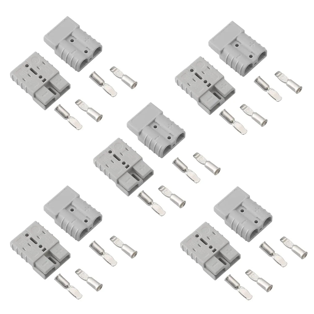 5/10Pcs 50A/120A/175A/350A Anderson Style Plug Connector 12-24V DC Battery Quick Connector Disconnect Plug for Motor Winch