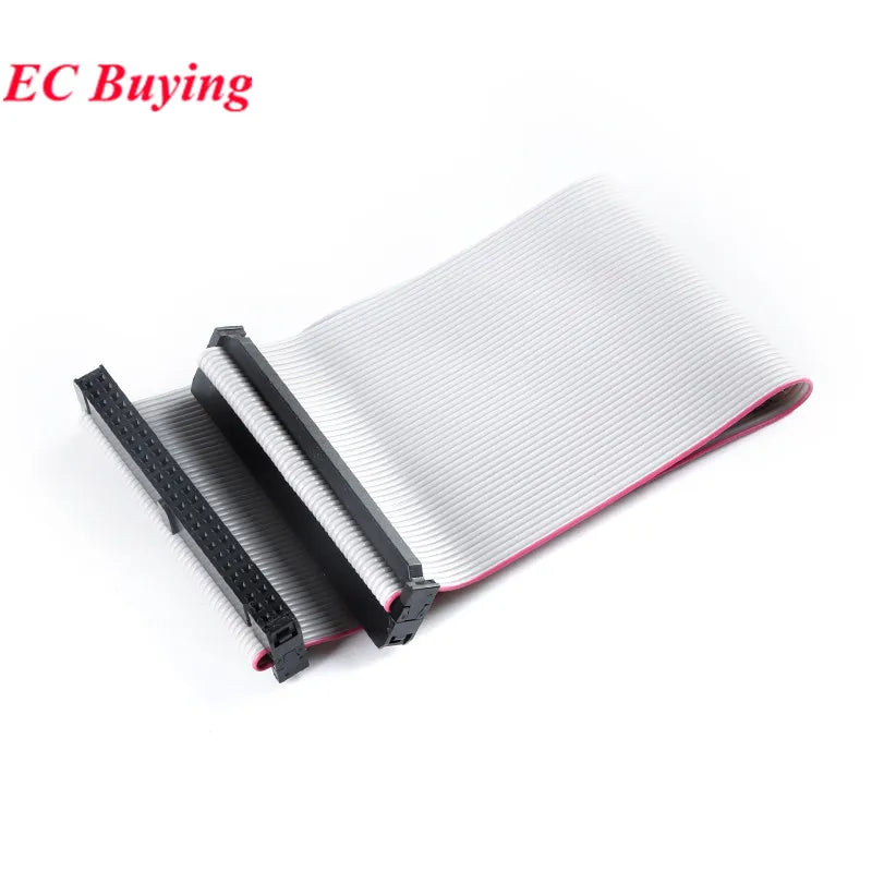 Gray Flat Ribbon Cable 1.27MM 2.0MM 2.54MM Pitch AVR 20cm Data Line Wire FC-6/8/10/12/14/16/20/24/26/30/34/40/50P Pin Connector
