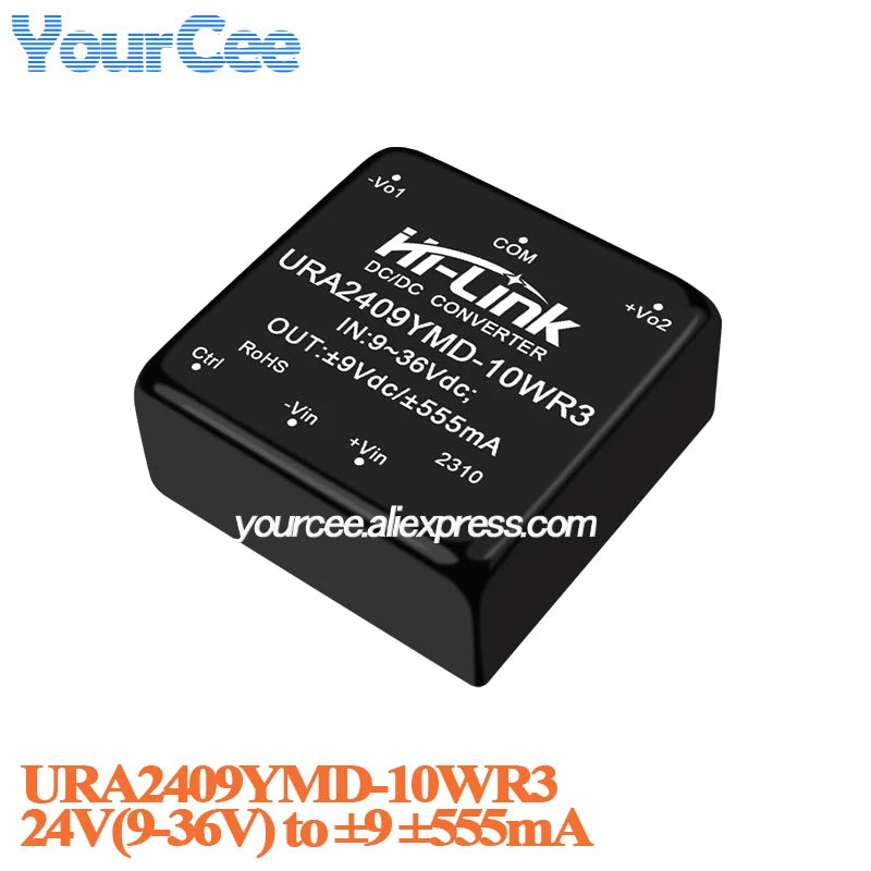 5W 6W 10W DC-DC Isolated Converter Power Supply Module 24V 12V to 15V/5V/12V 24v to 5V/12V VRB1224YMD VRB2424YMD VRA2424YMD