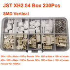 JST Box SH1.0/MX1.25/PH2.0/XH2.54/VH3.96/SM2.54/SYP Pitch Connector Terminal Kit SMD/Straight/Right Angle Type DIY