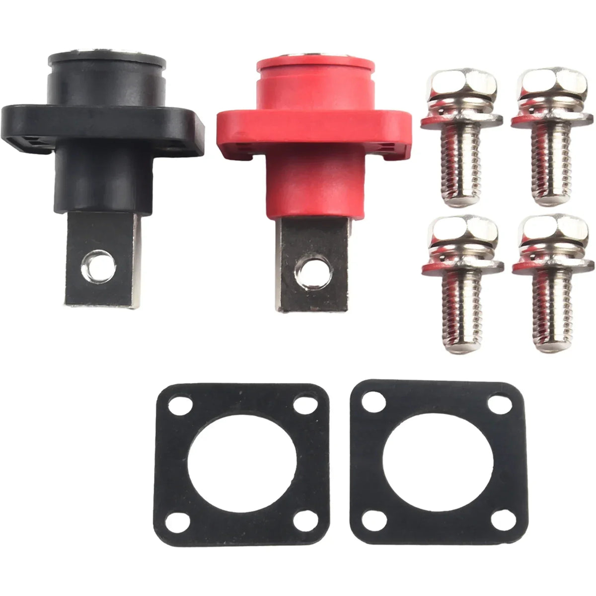 2Pcs 120A 150A 200A All-Copper Lithium Battery Terminal Connector Energy Storage Terminal Battery Connector Adapter High Current
