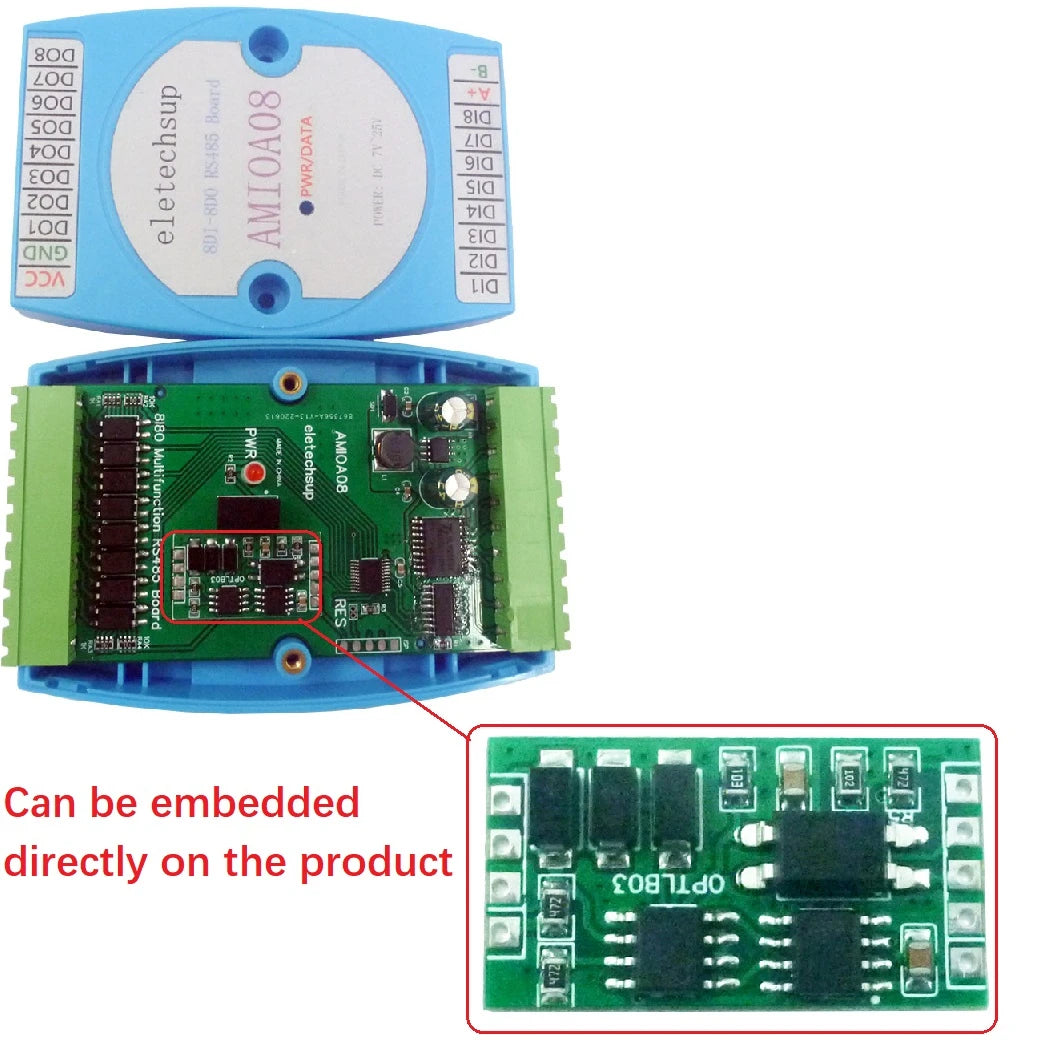 Industrial Grade UART TTL to RS485 Isolated Communication Surge Protection for Arduiuo MEGA 4 NODEMCU ESP8266