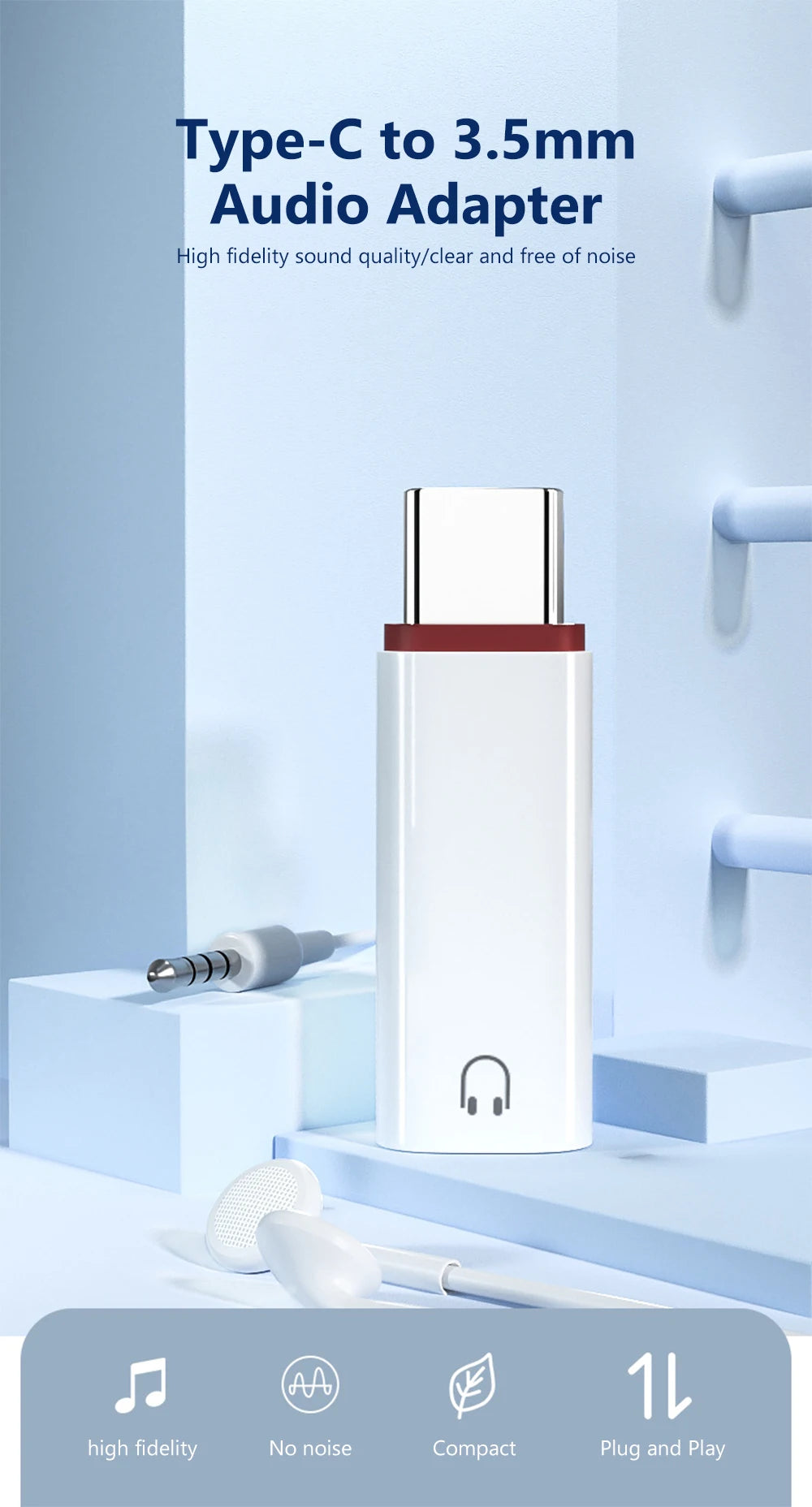 Olaf USB Type C To 3.5 Jack Earphone Adapter USB-C 3 5mm Audio Converter For Samsung Xiaomi Huawei USB C Headphone Aux Adapter