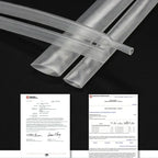 1~25M Clear 2:1 Heat Shrink Tube Diameter 0.6mm~150mm Heat-shrink Tubing Wire Repair DIY Cable Protecctor Sleeving Wrap Tubing