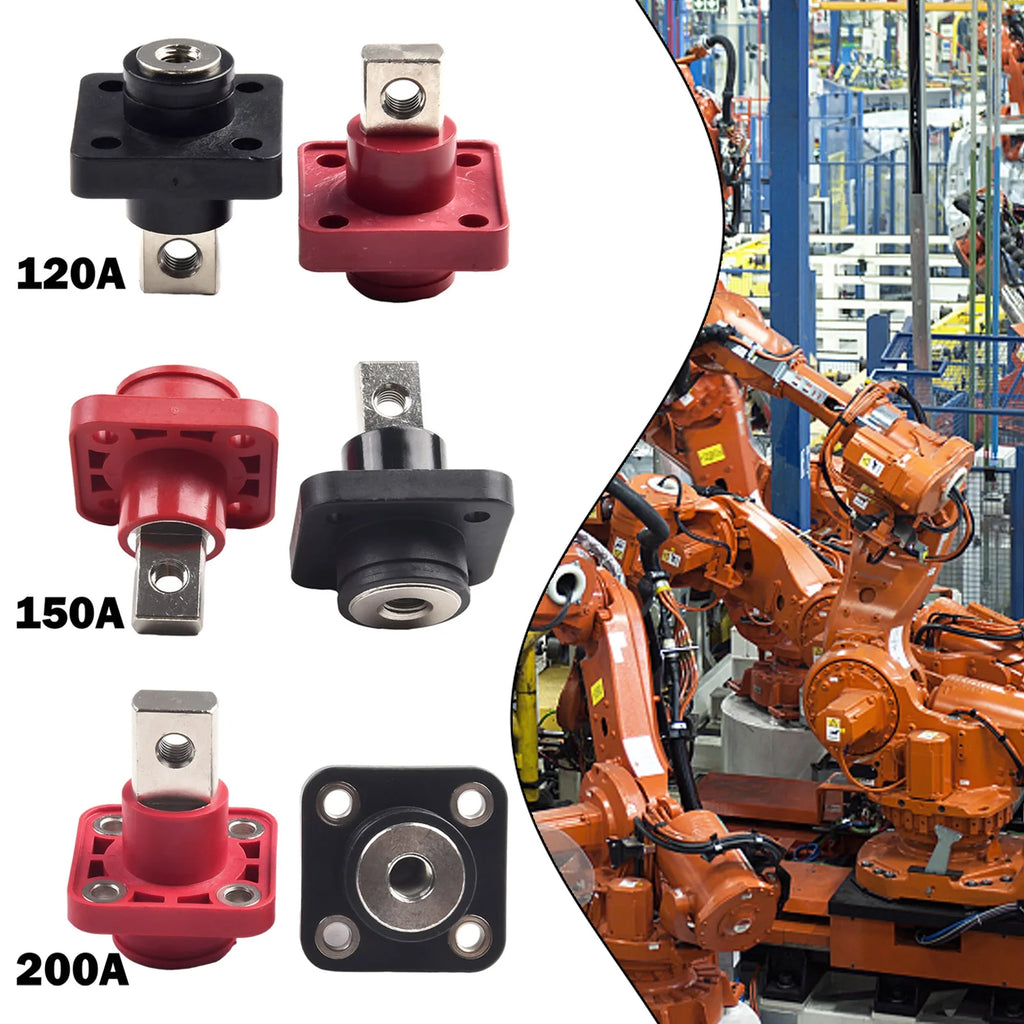 2PCS 120A 150A 200A All Copper Volledig Koperen Connectoren Terminal Post Lithium Batterij Energieopslag Terminal Connector