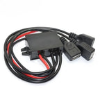 Car Power Converters 12V 24V to 5V 6A 30W Power Adapter DC Step Down Buck Power Converter with Triple USB Output for Car Phone C
