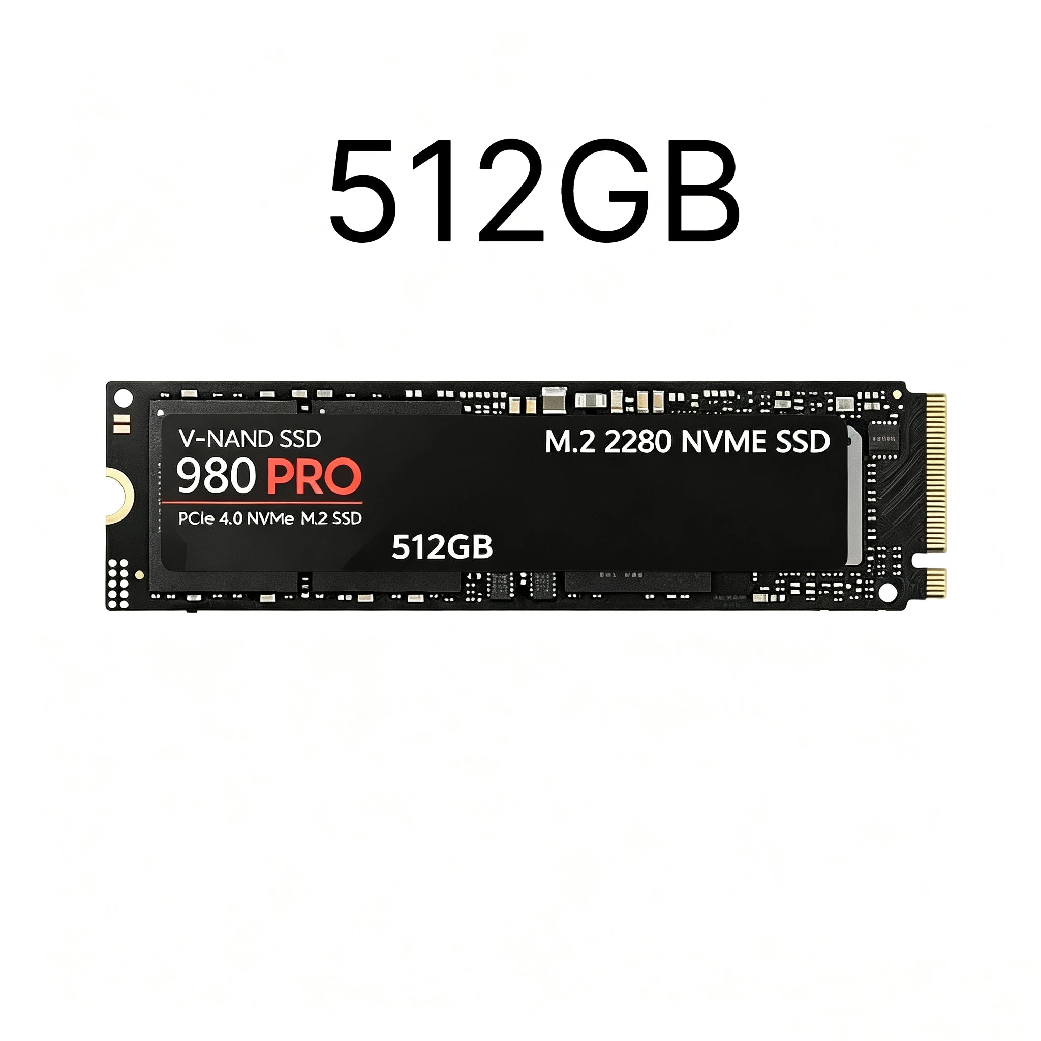 Original 980Pro PCIe Gen4 x4 NVMe M.2 1TB SSD, 3D TLC NAND, 7000MB/s Ultra‑Fast Read Storage Drive for PC and Gaming Laptops