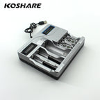 KOSHARE LED Smart Battery Charger For AA AAA Ni-MH Ni-Cd 9V Batteries 18650/16340/14500/21700 /26650/32650 Lithium Battery