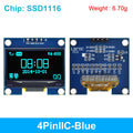 XCW 1.3 inch OLED module SPI/IIC I2C Communicate white/blue color 128X64 1.3 inch OLED LCD LED Display Module 1.3" OLED Module