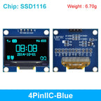 XCW 1.3 inch OLED module SPI/IIC I2C Communicate white/blue color 128X64 1.3 inch OLED LCD LED Display Module 1.3" OLED Module