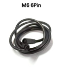 1pc 1m Long 6/8mm Circle Connector Cable Signal Sensor Cord For EBike E-Scooter Waterproof Extension Cable 2 3 4 5 6 Pin M6/M8