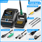 FNIRSI DWS-200 Soldering Station 200W C210 C245 Solder Iron Handle With Soldering Helping Hand Electronic Welding Rework Station