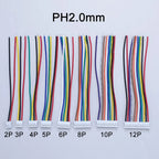 YanXi 10PCS SH1.0 1.25 ZH1.5 PH2.0 XH2.54 Connector Female Plug 2/3/4/5/6/8/9/10/12Pin With Cable Terminal Wire 10/20/30cm