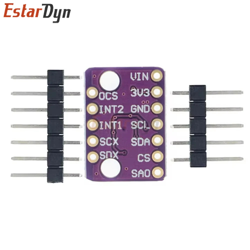 Estardyn GY-BMI160 6-DOF IMU Sensor Module, 3-Axis Accelerometer Gyroscope I2C/SPI for